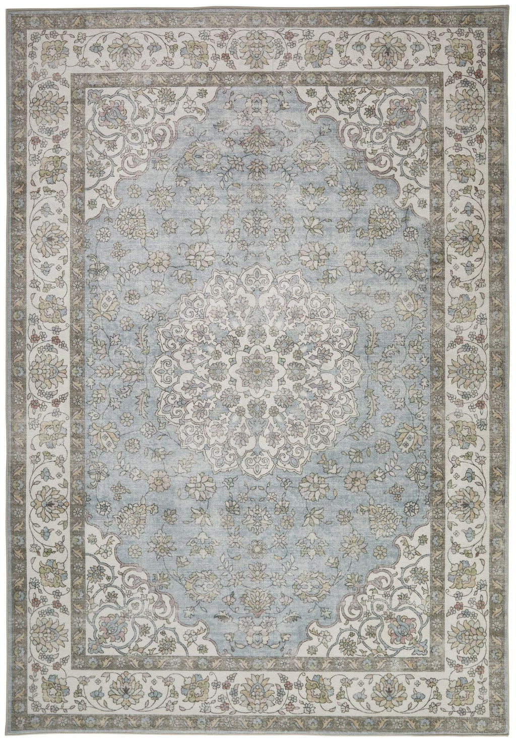 Liberty Washable Classic Light Blue Rug