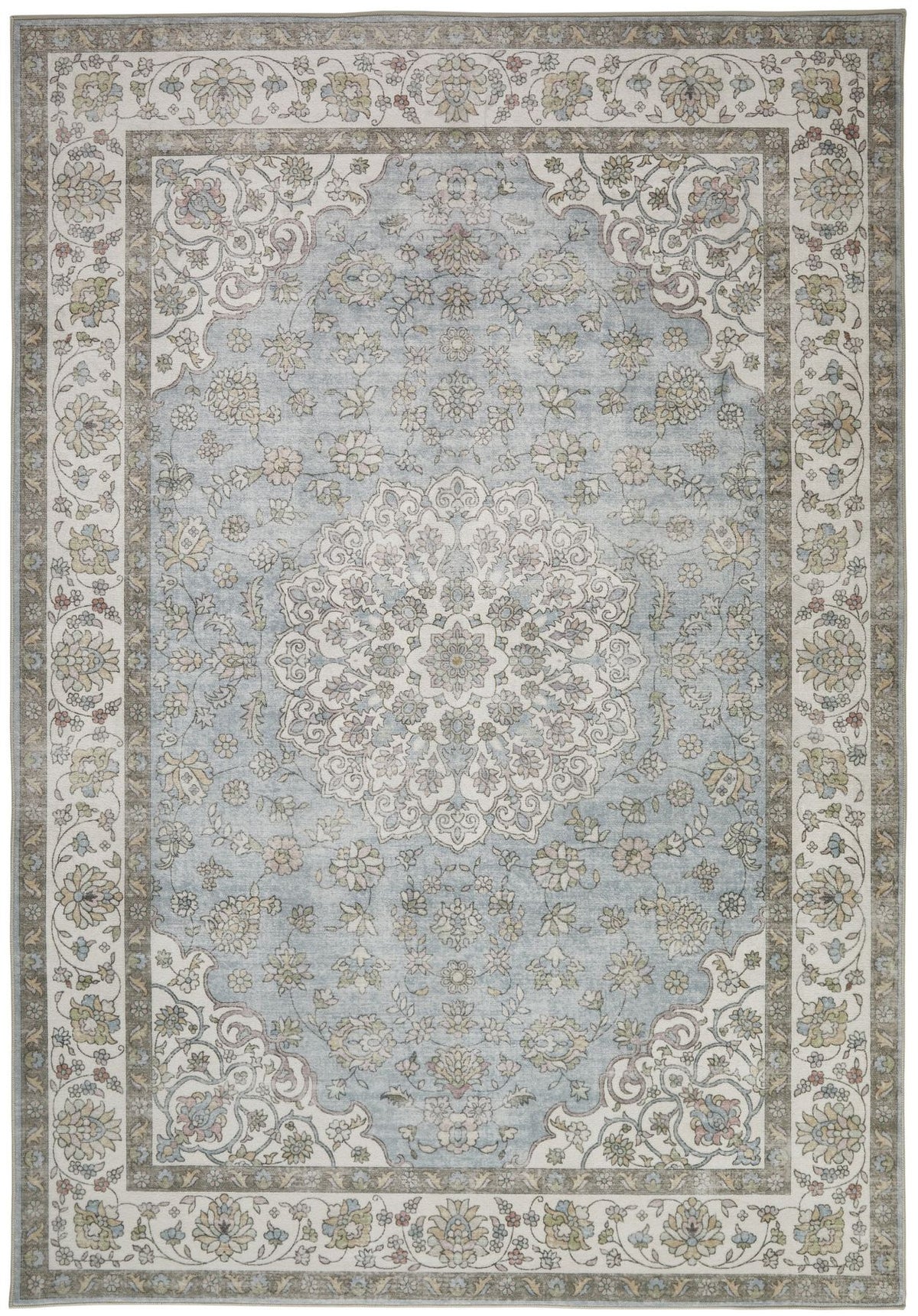 Liberty Washable Classic Light Blue Rug