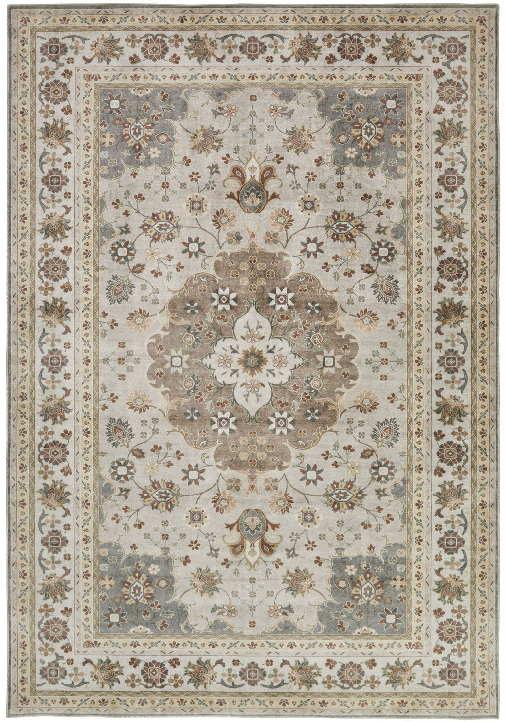 Liberty Washable Classic Mocha Rug