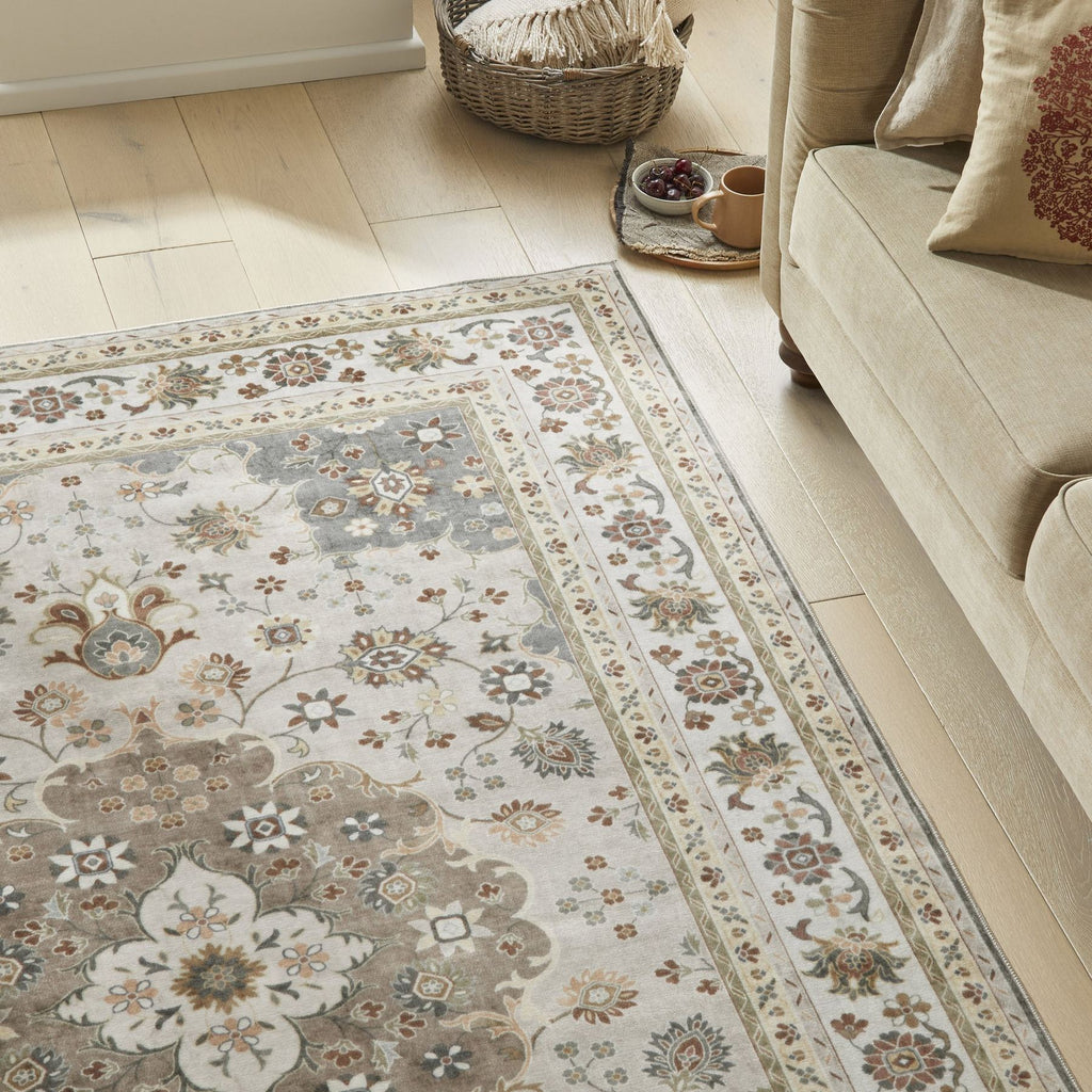 Liberty Washable Classic Mocha Rug