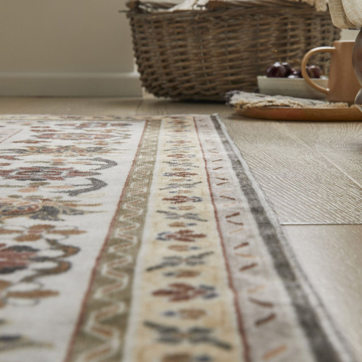 Liberty Washable Classic Mocha Rug