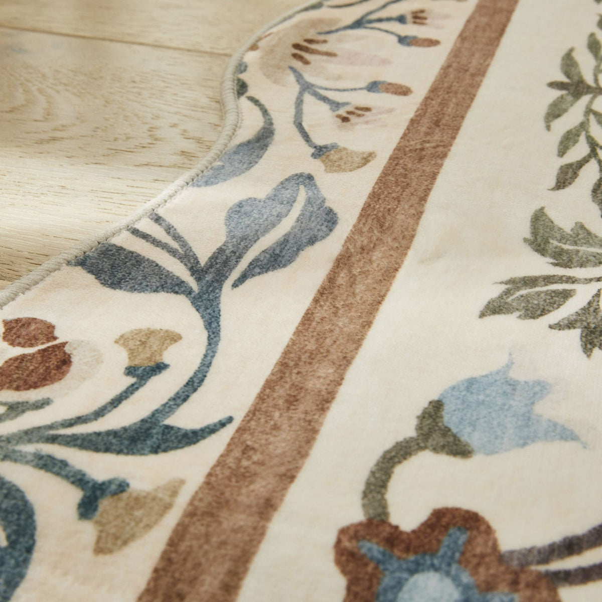 Liberty Washable Floral Cream Multi Rug