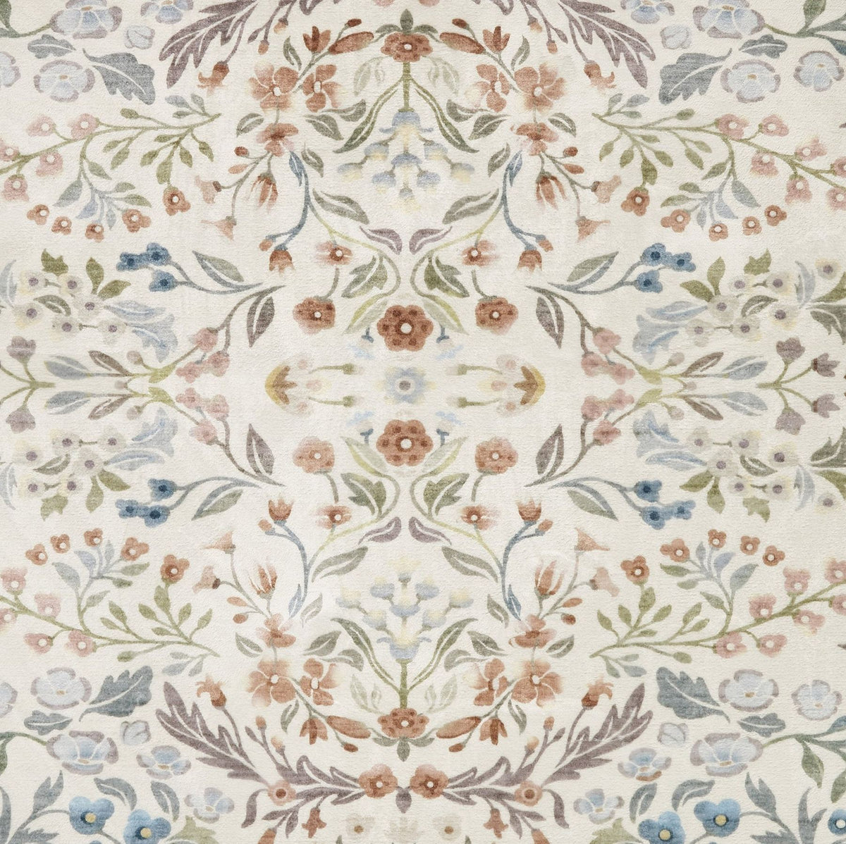 Liberty Washable Floral Cream Multi Rug