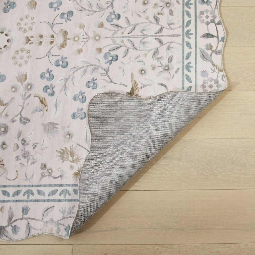 Liberty Washable Floral Dusty Pink Rug