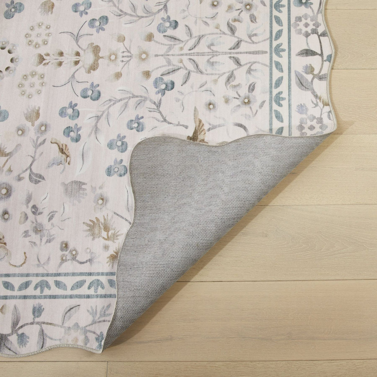 Liberty Washable Floral Dusty Pink Rug