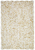 Liberty Washable Floral Ivory Gold Rug