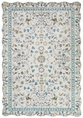 Liberty Washable Floral Ivory Rug