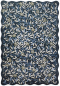 Liberty Washable Floral Navy Rug