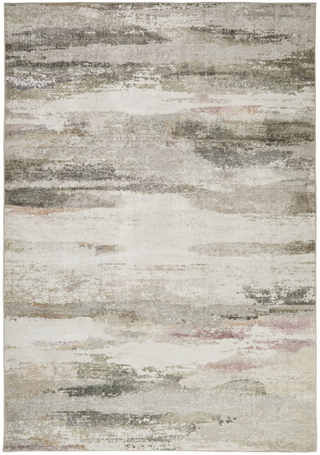 Liberty Washable Modern Beige Rug