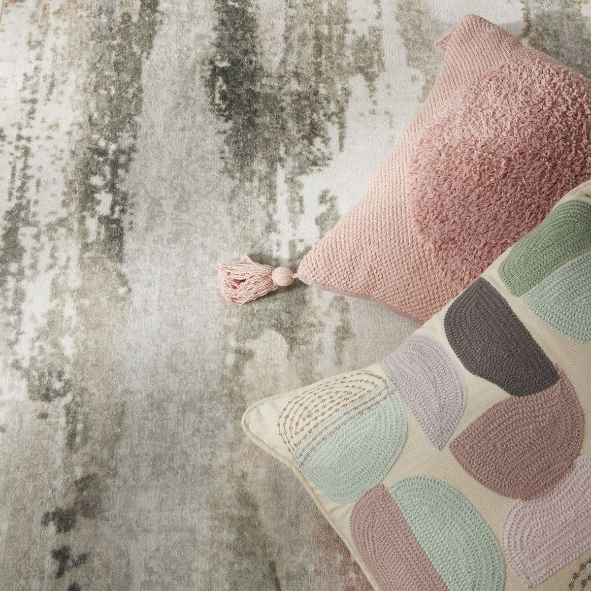 Liberty Washable Modern Beige Rug