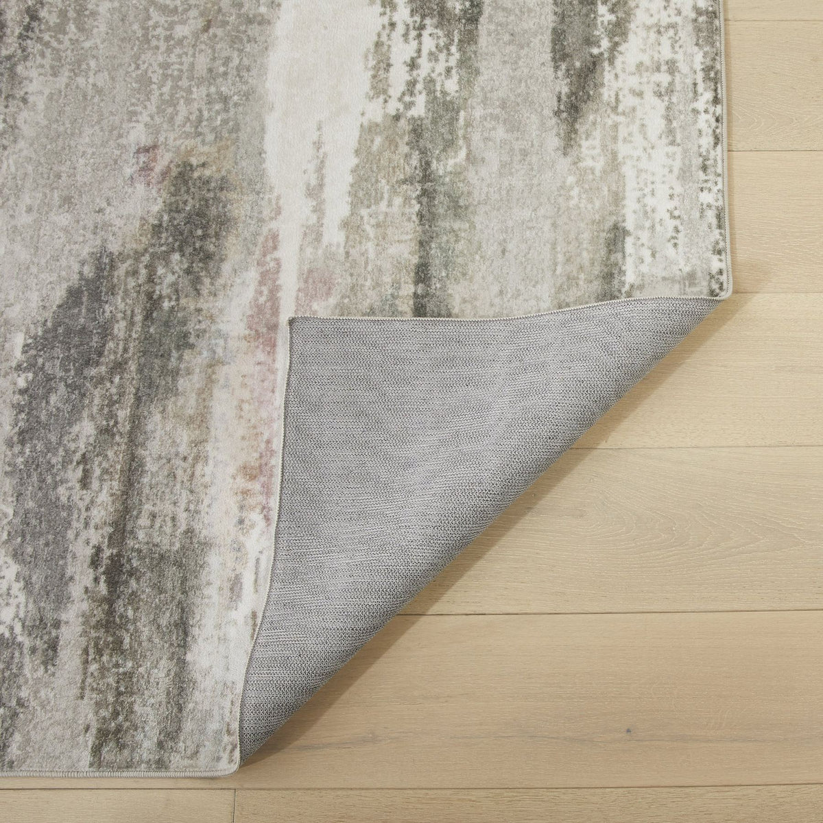Liberty Washable Modern Beige Rug