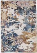 Liberty Washable Modern Cobalt Rug