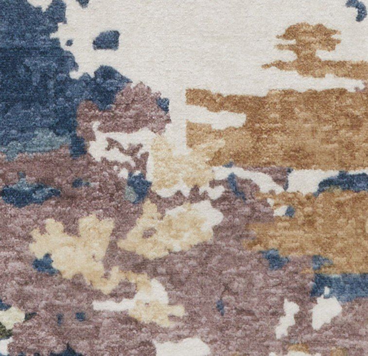 Liberty Washable Modern Cobalt Rug