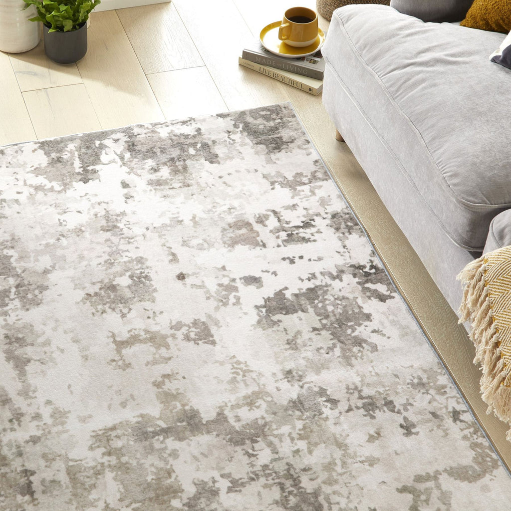 Liberty Washable Modern Dove Rug