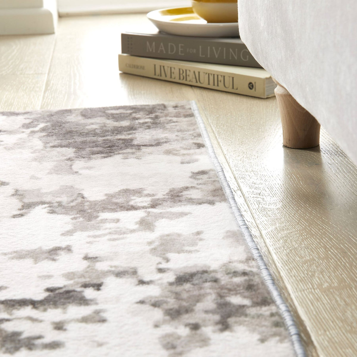 Liberty Washable Modern Dove Rug