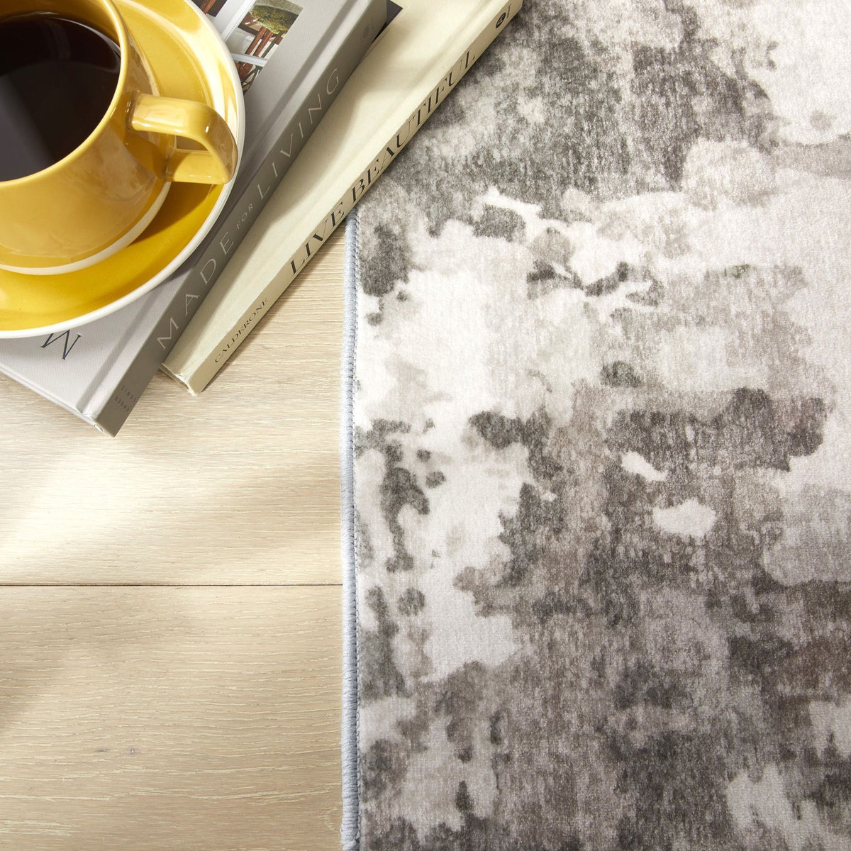 Liberty Washable Modern Dove Rug