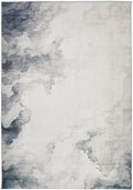 Liberty Washable Modern Ivory Slate Rug