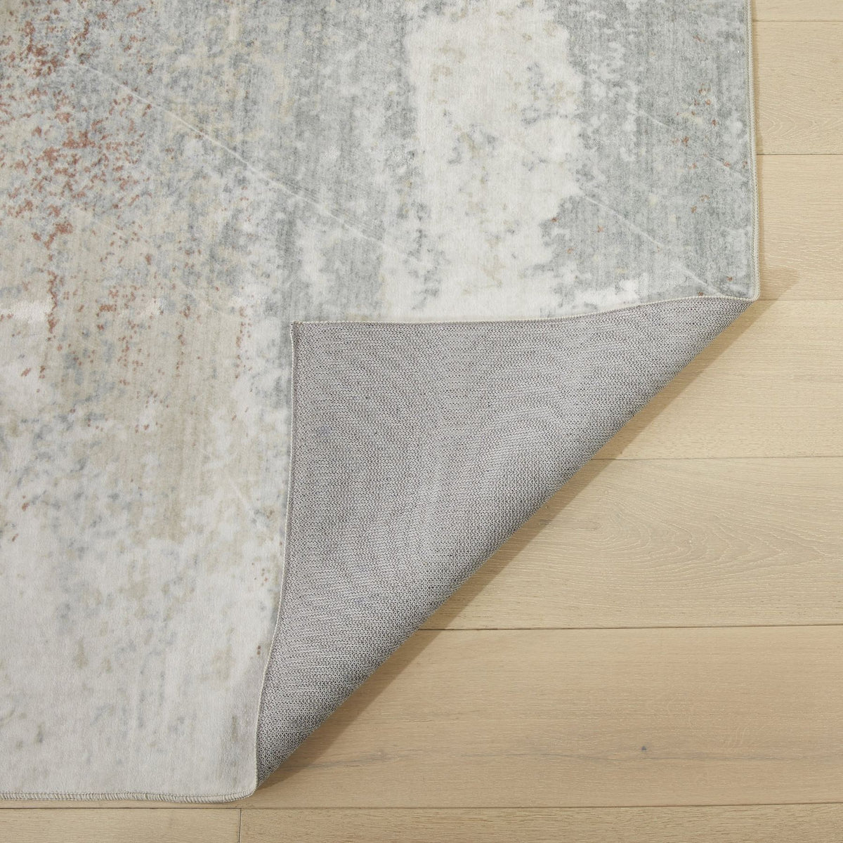 Liberty Washable Modern Light Multicolour Rug