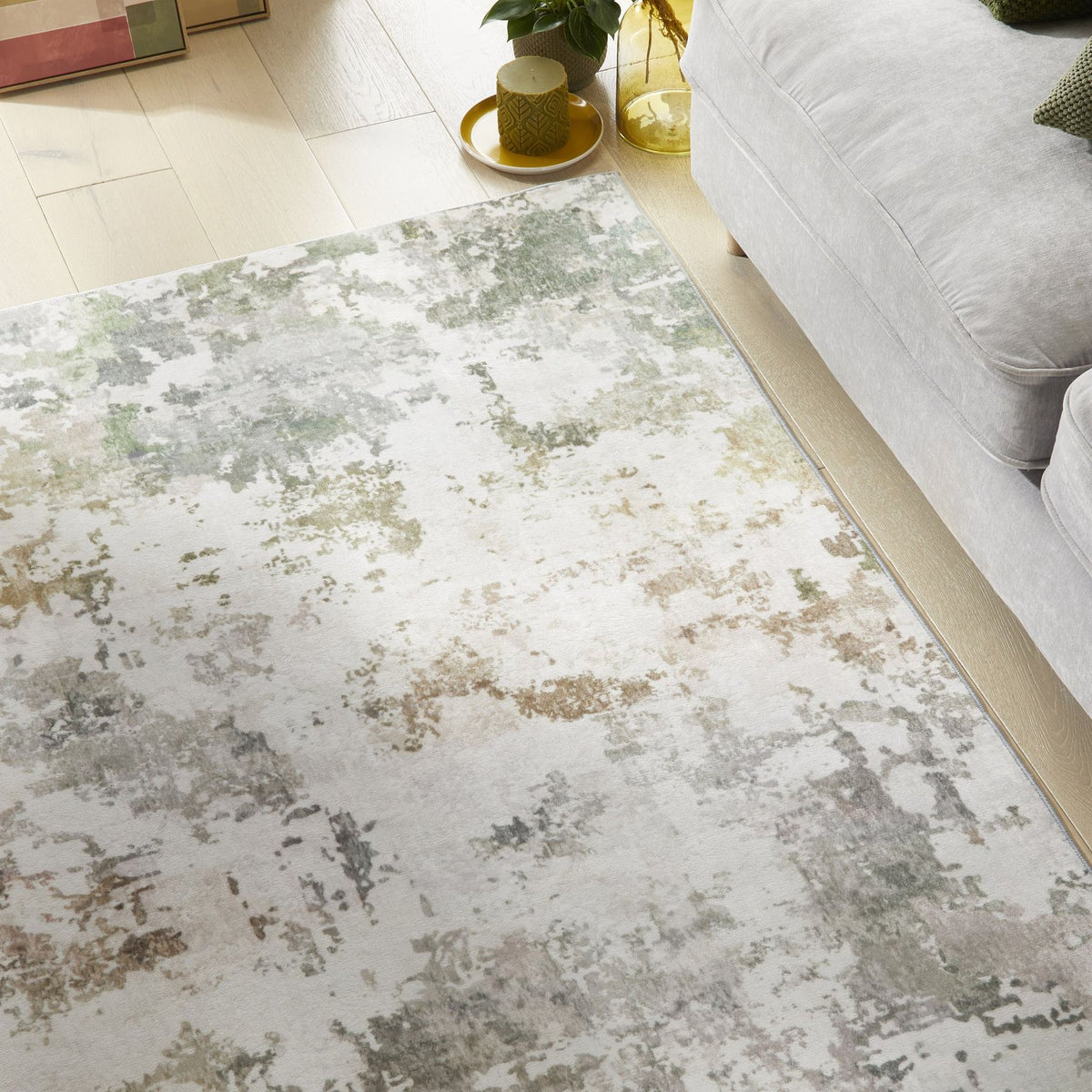 Liberty Washable Modern Pastel Rug