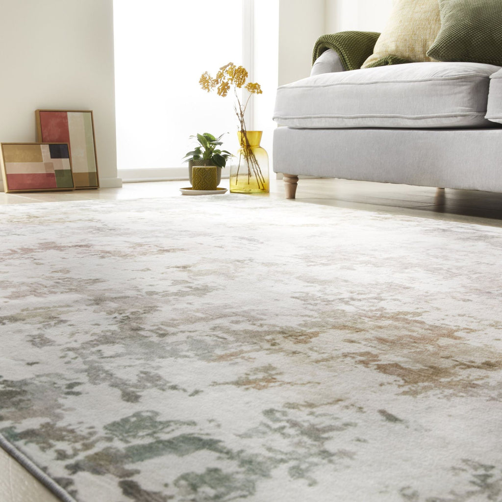 Liberty Washable Modern Pastel Rug