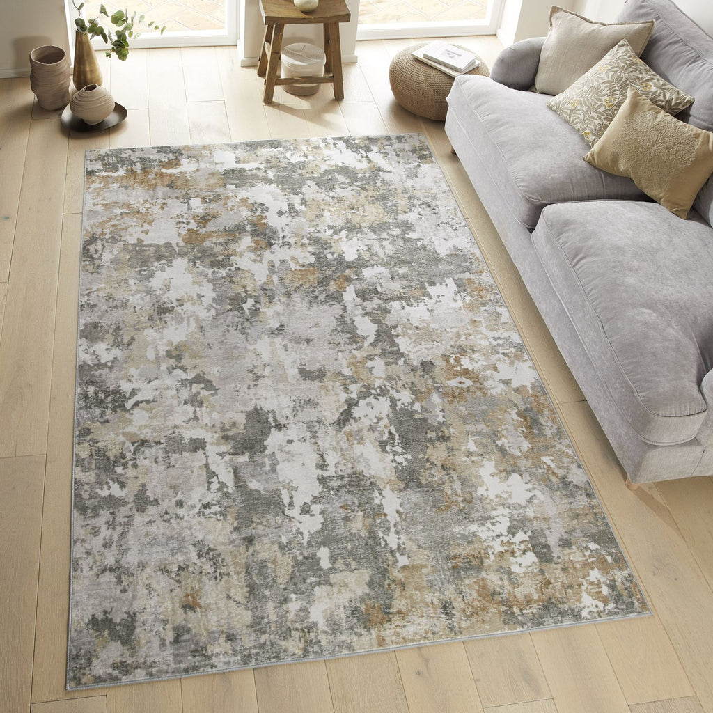Liberty Washable Modern Quarry Rug