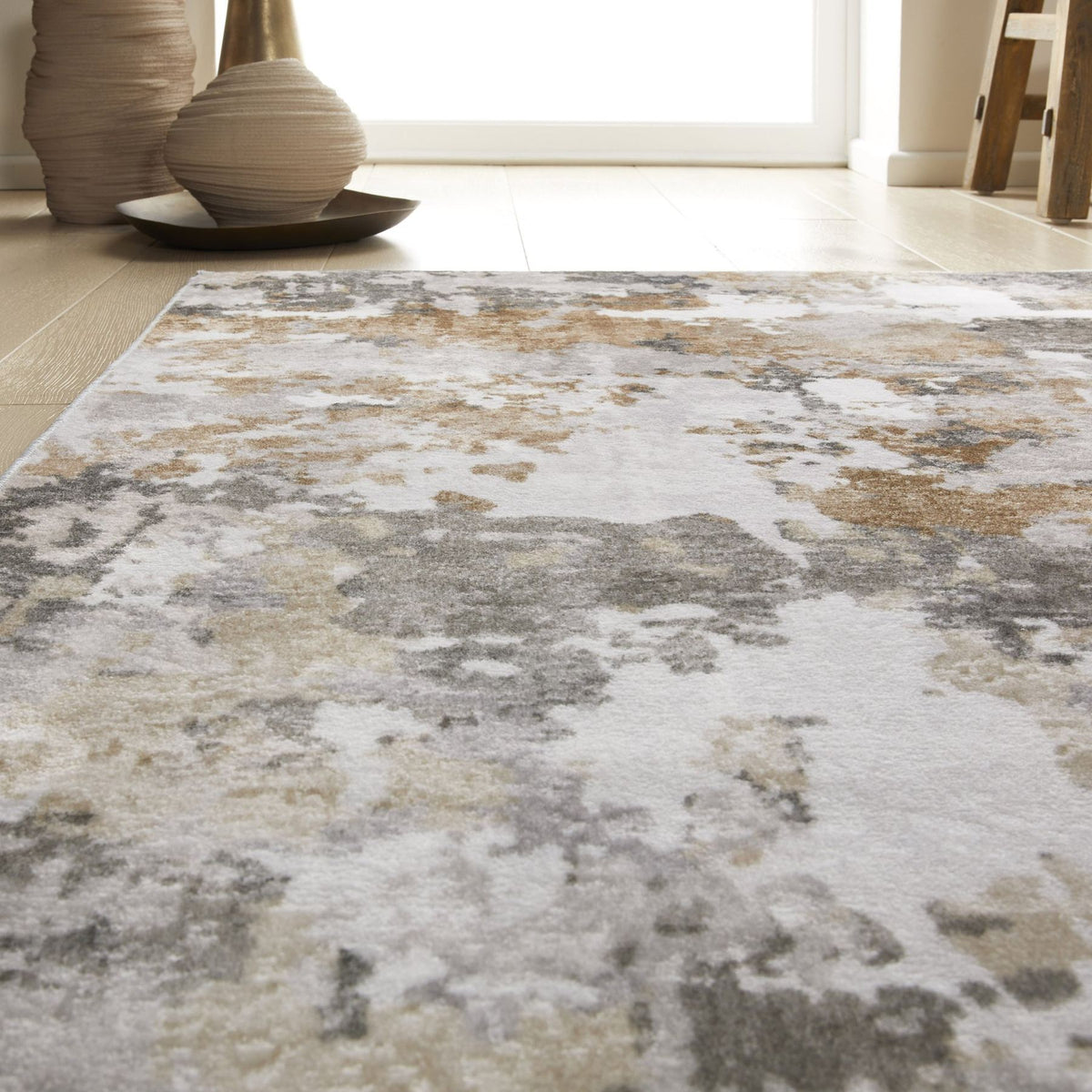 Liberty Washable Modern Quarry Rug