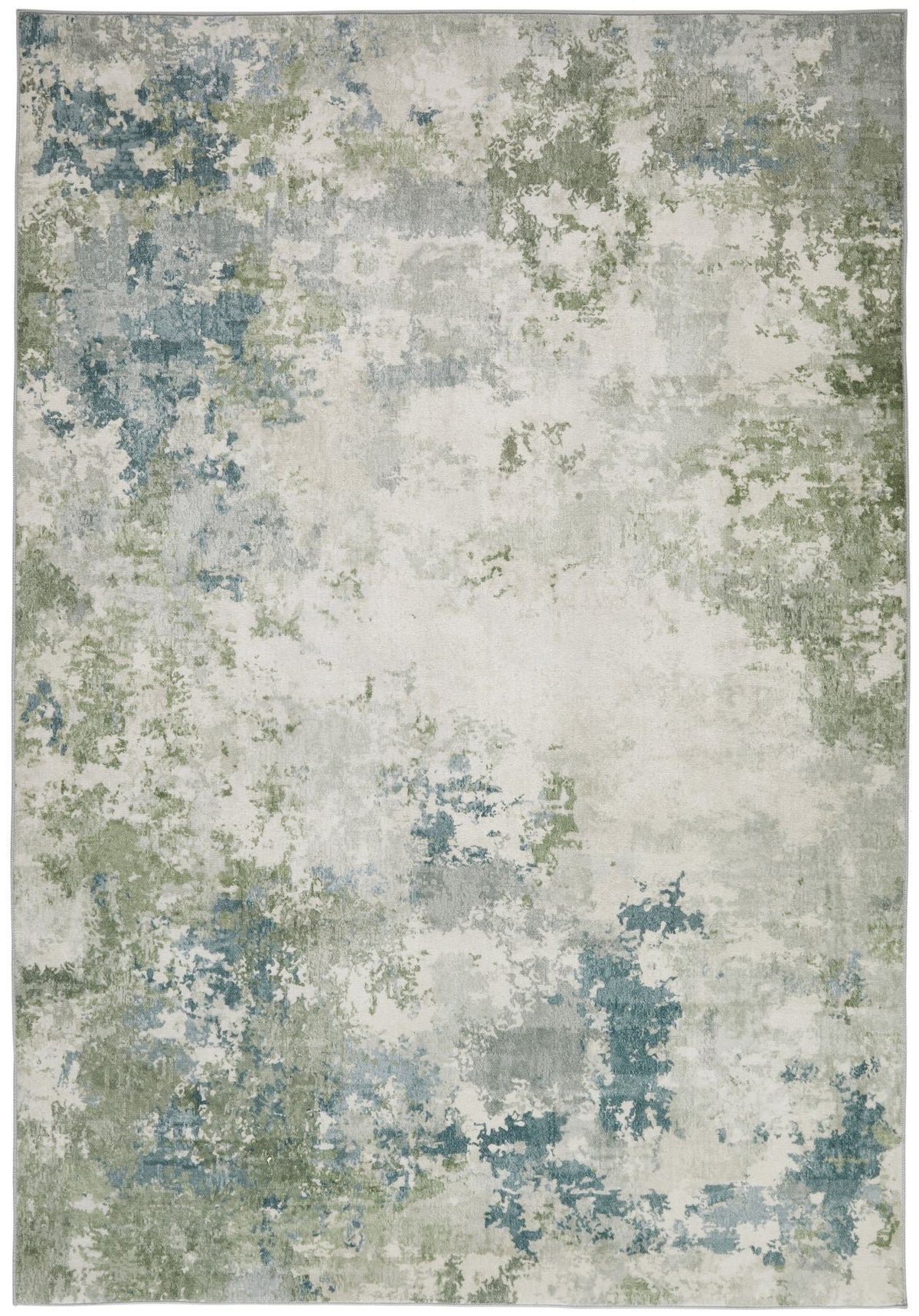 Liberty Washable Modern Seafoam Rug