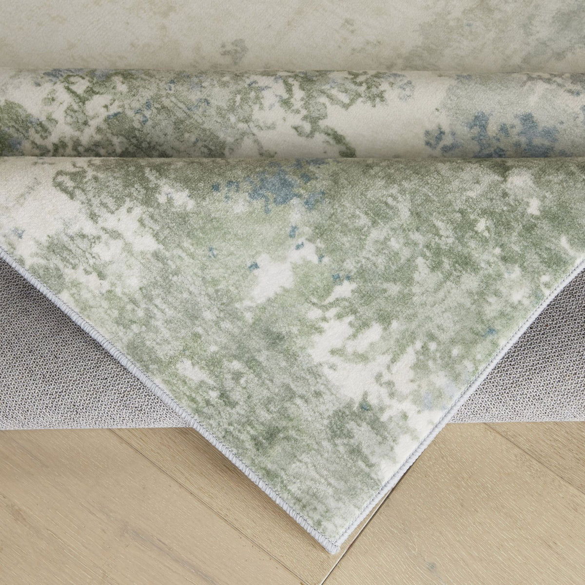 Liberty Washable Modern Seafoam Rug