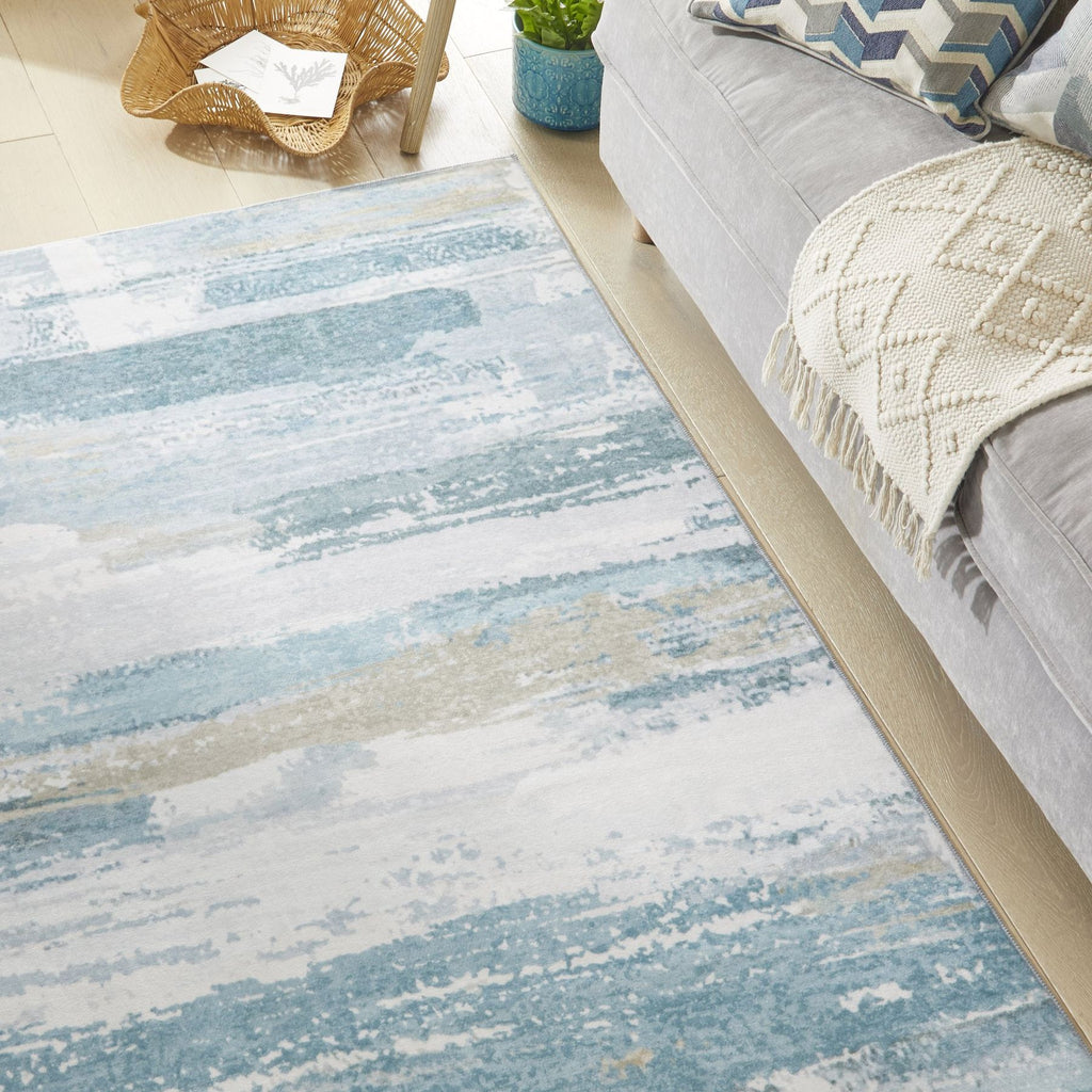 Liberty Washable Modern Sky Rug