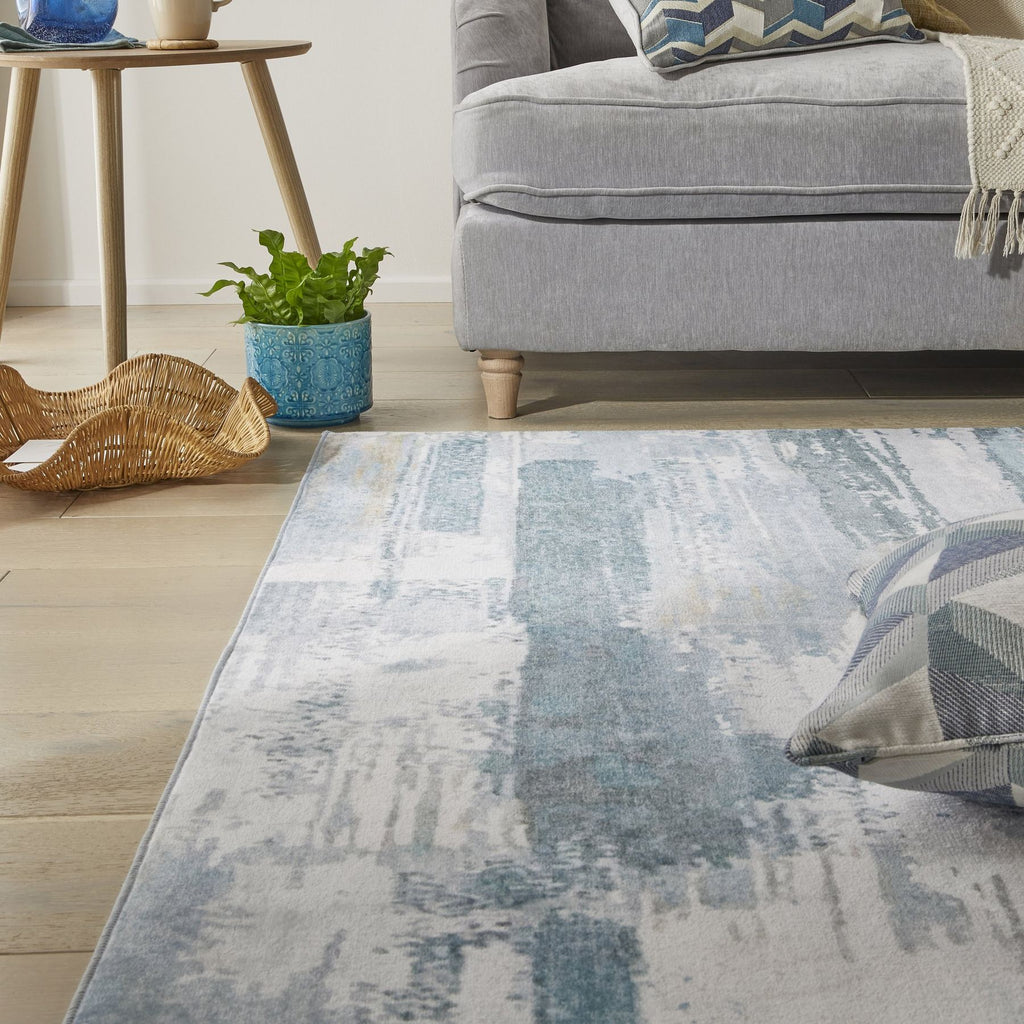 Liberty Washable Modern Sky Rug