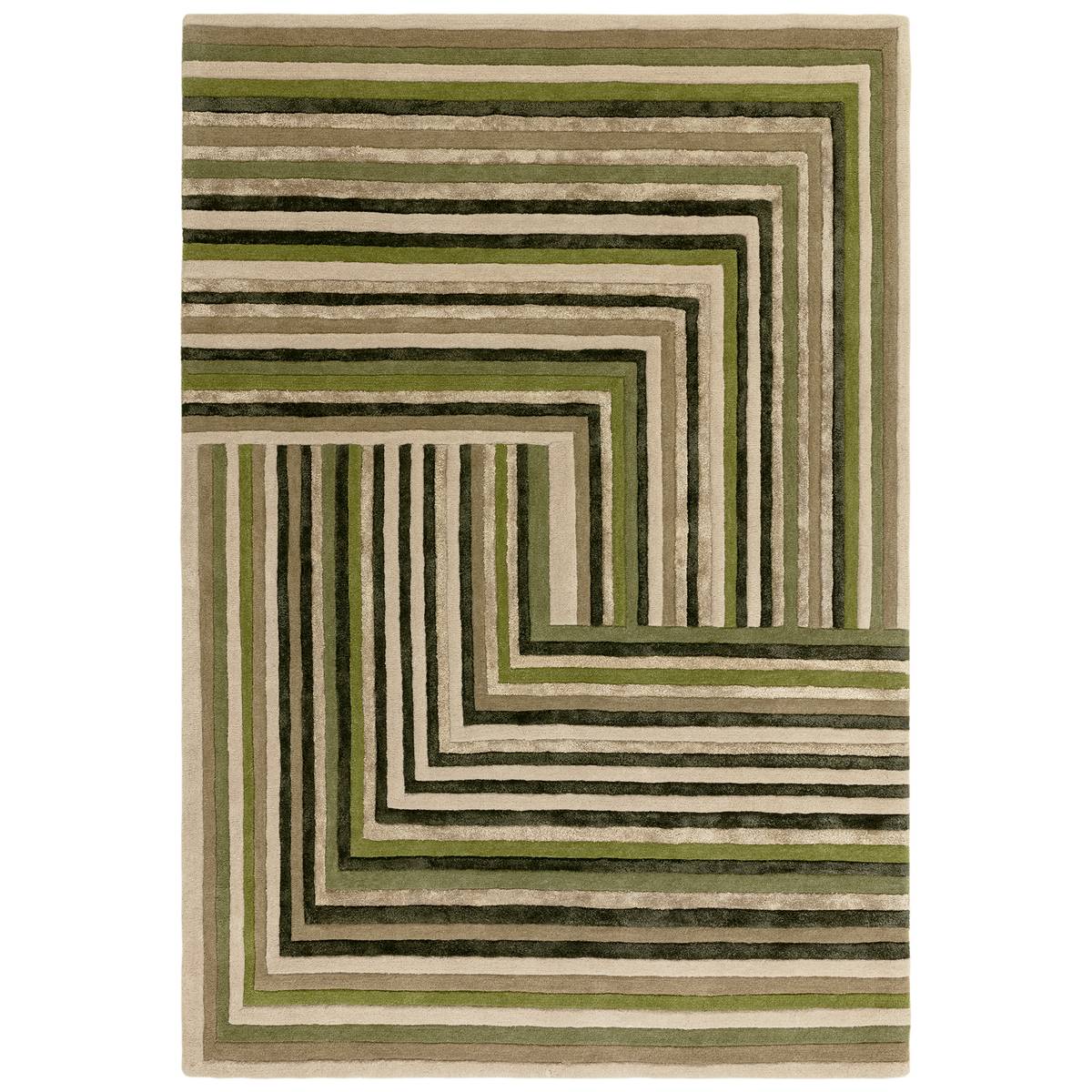 Matrix Network Forest Rug