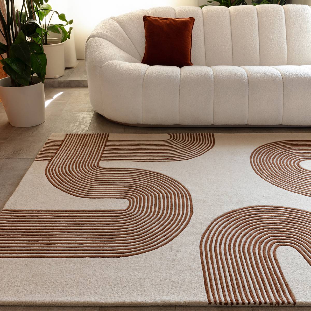 Matrix Arches Amber Rug