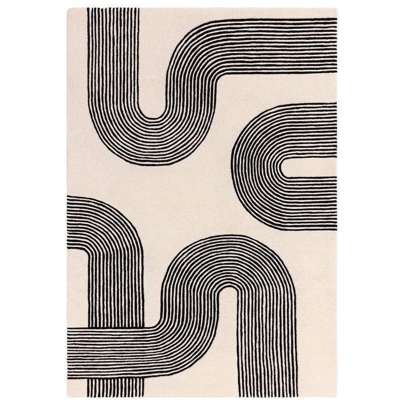 Matrix Arches Black Rug