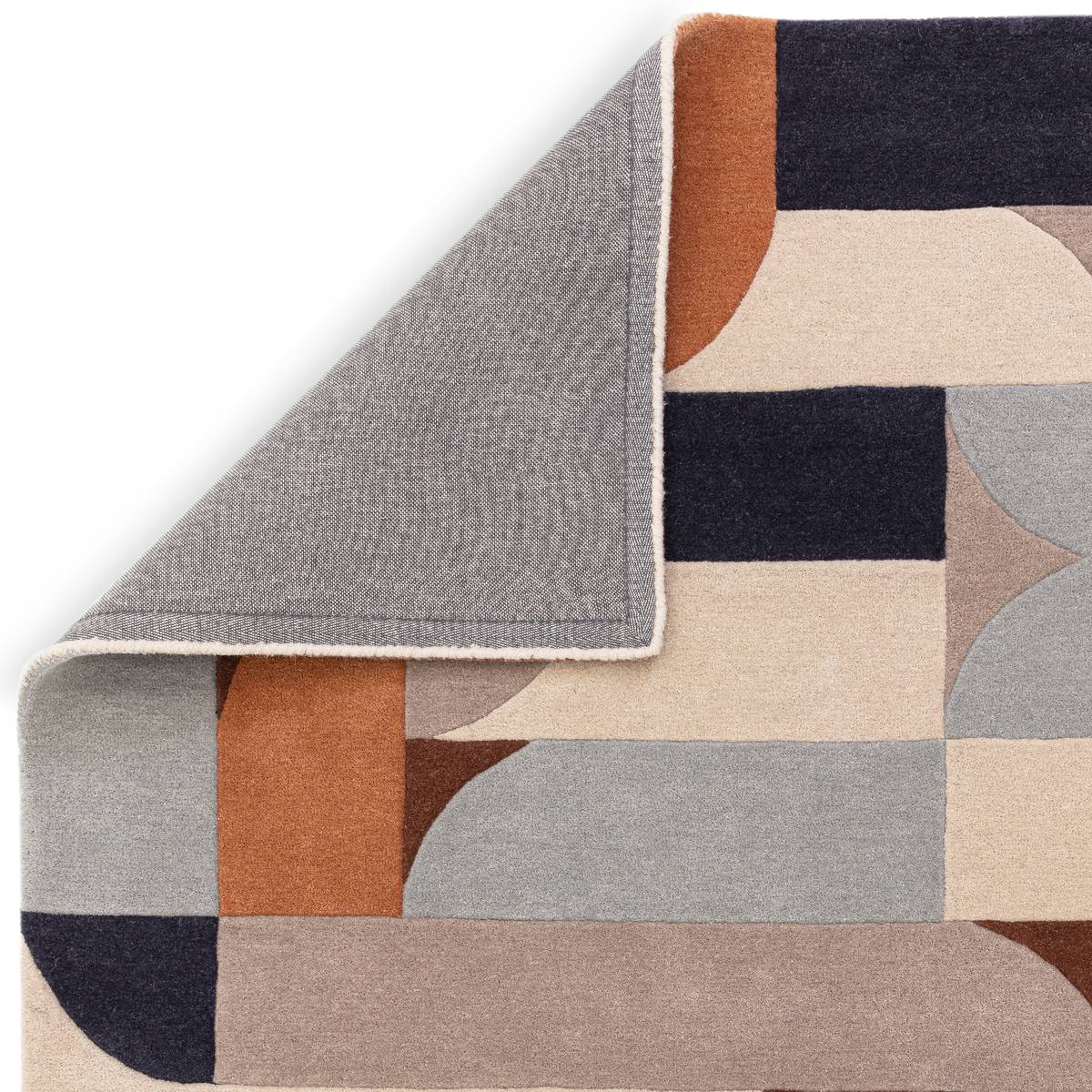 Matrix Klotski Terracotta Rug