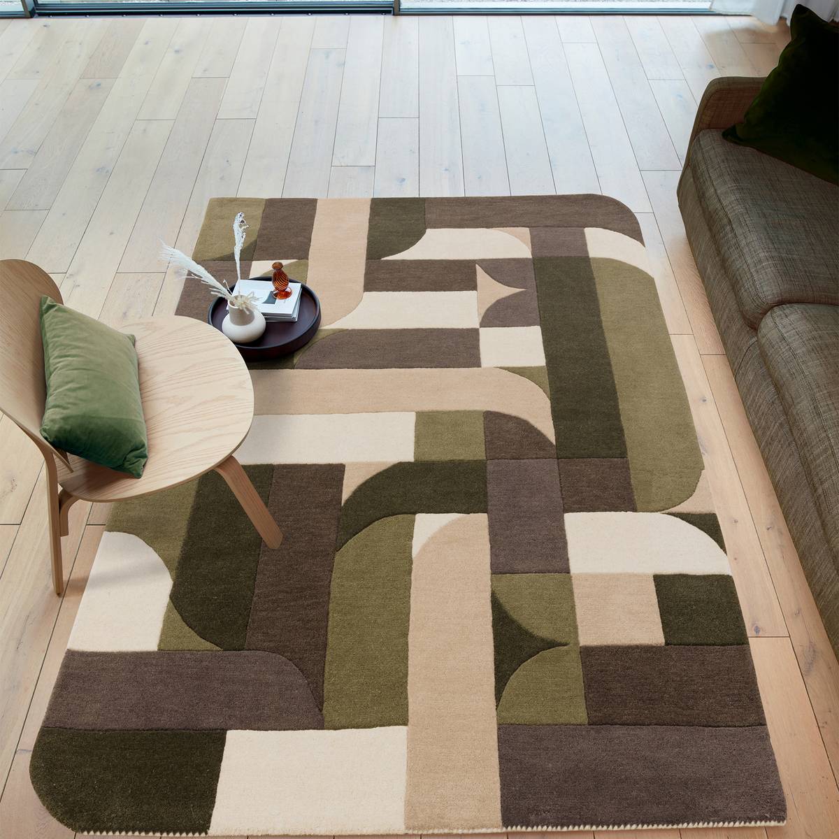 Matrix Klotski Sage Rug