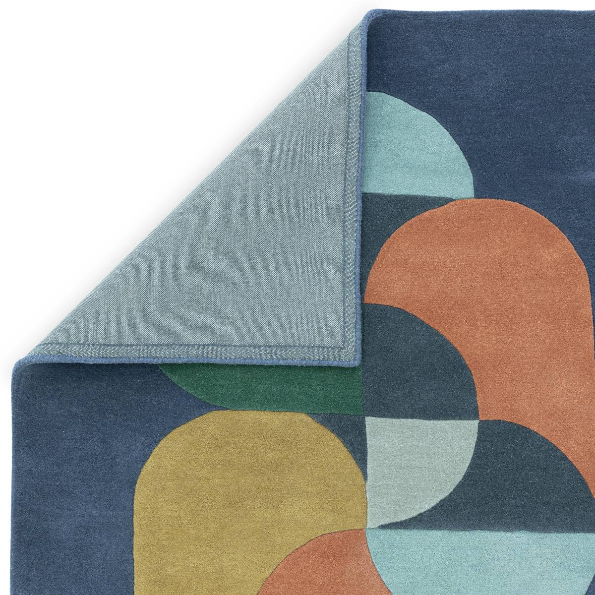 Matrix Statement Navy Rug