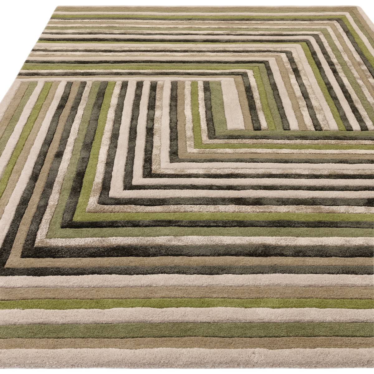 Matrix Network Forest Rug