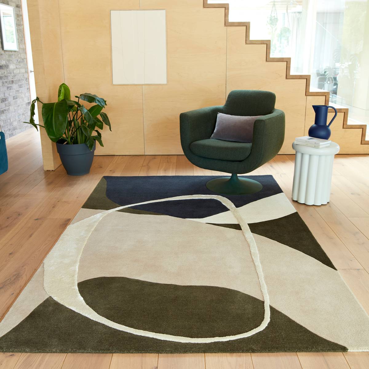 Matrix Signature Moss Rug