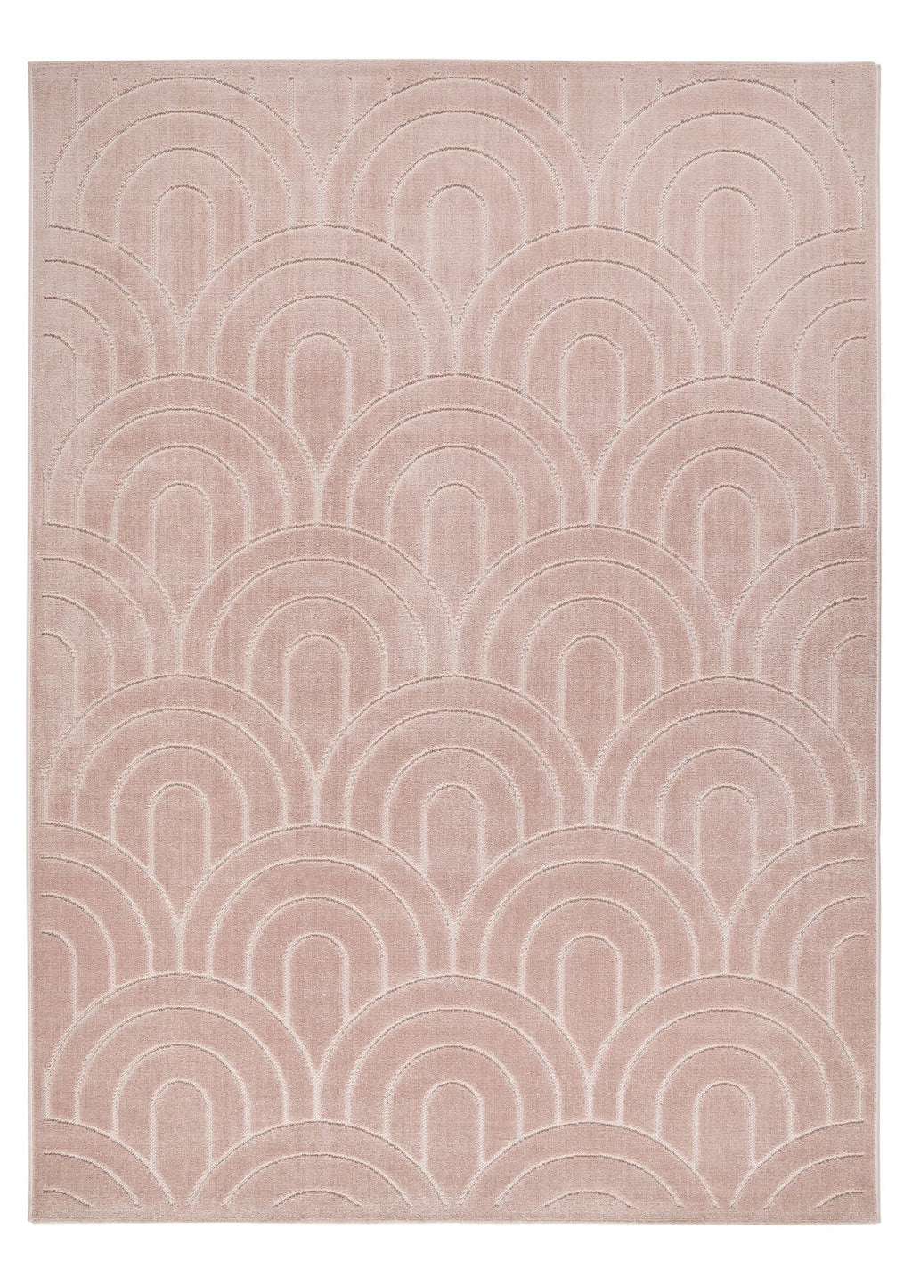 Maze Arches Dusty Pink Rug