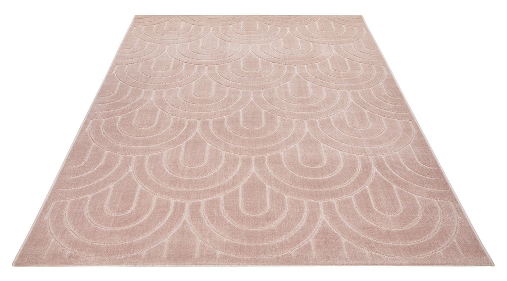 Maze Arches Dusty Pink Rug