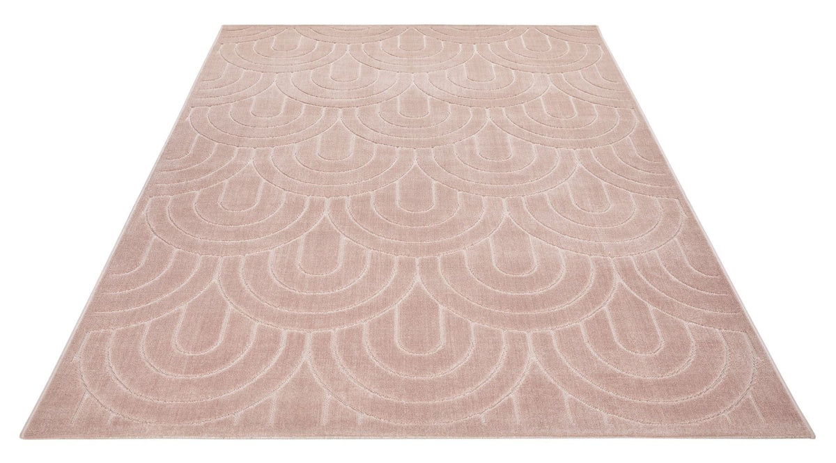 Maze Arches Dusty Pink Rug