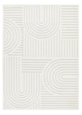Maze Curve Ivory Rug