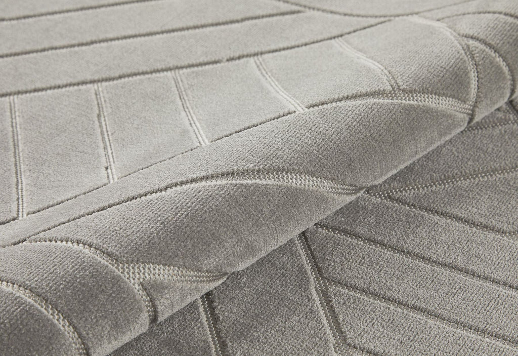 Maze Geometric Grey Rug