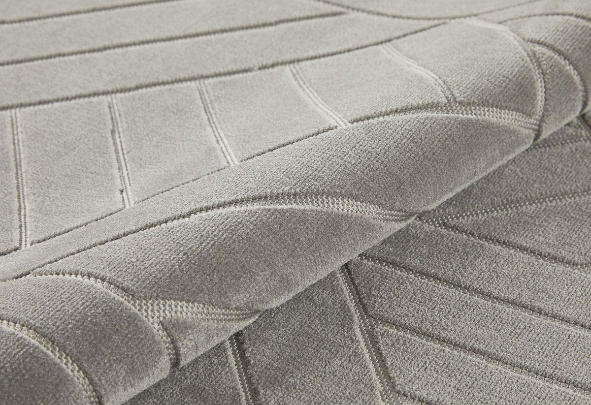 Maze Geometric Grey Rug