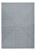 Maze Linear Blue Rug