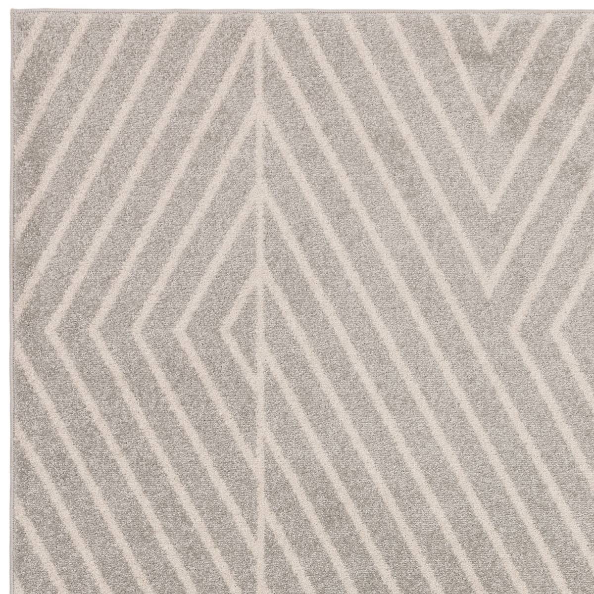 Muse Grey Linear Rug