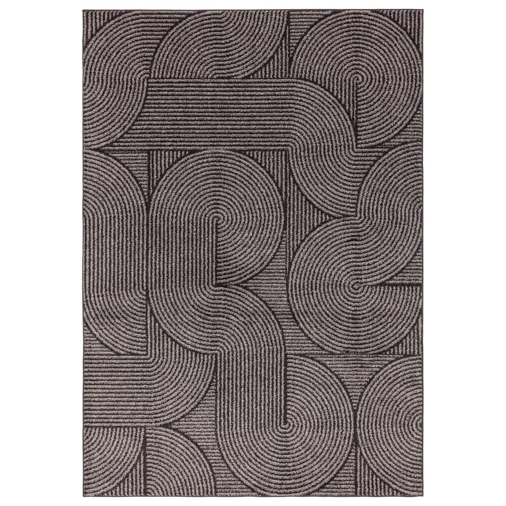 Muse Charcoal Swirl Rug