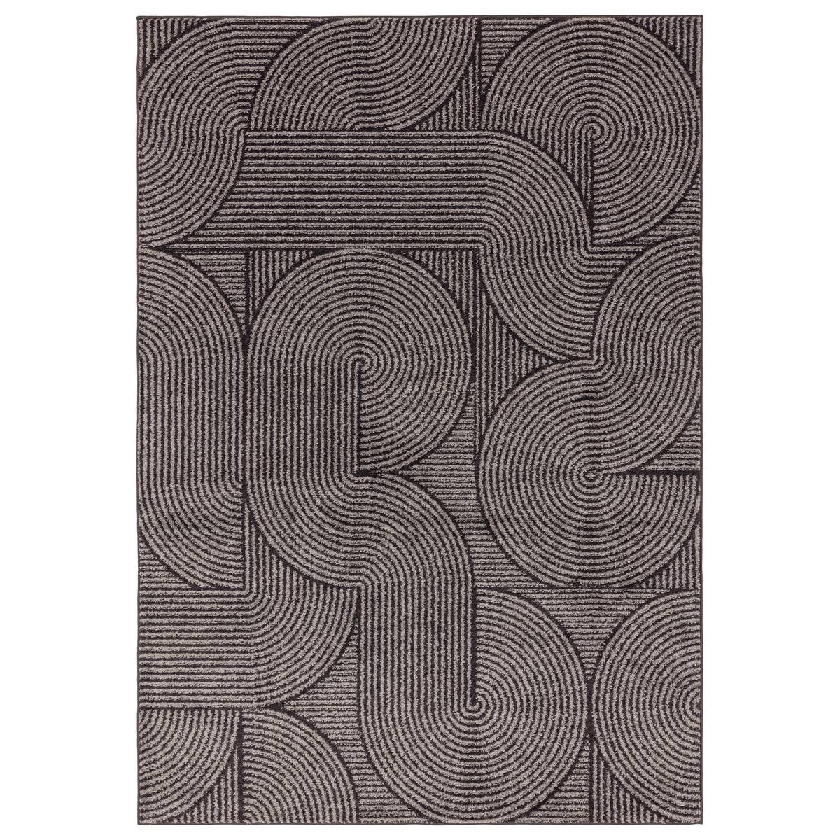 Muse Charcoal Swirl Rug