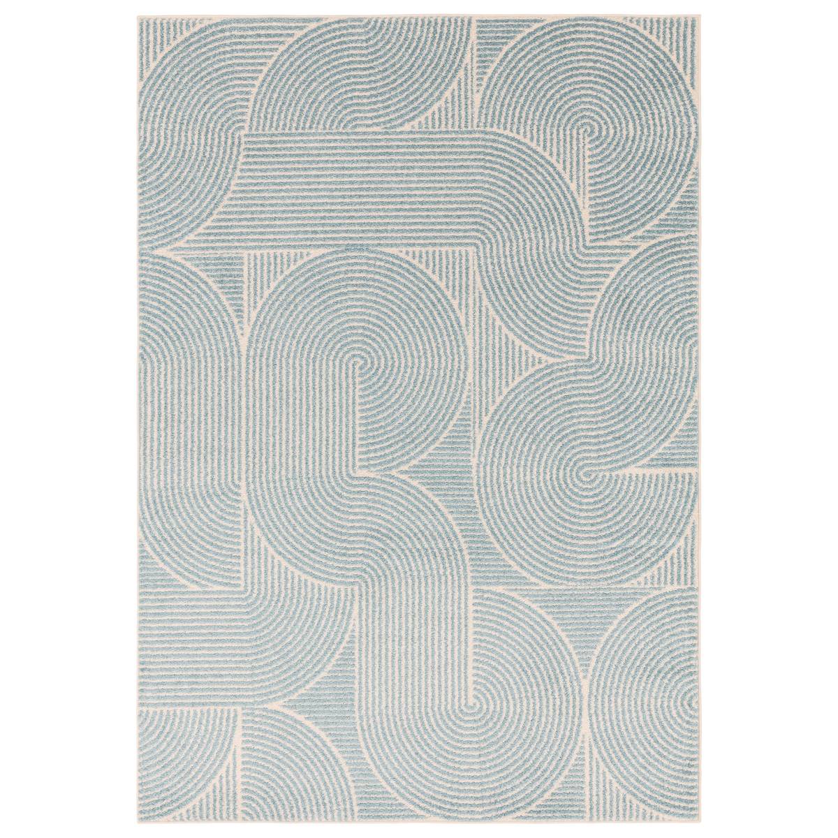 Muse Blue Swirl Rug