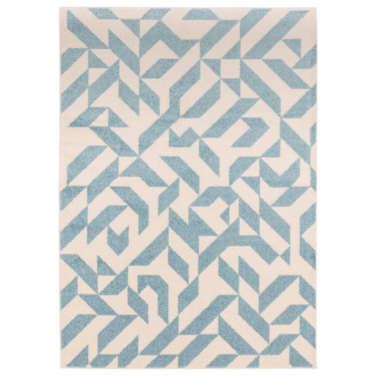 Muse Blue Shapes Rug